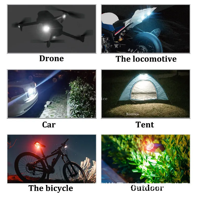 1/2 шт. беспроводной светодиод – обзор и цена Drone Strobe Light