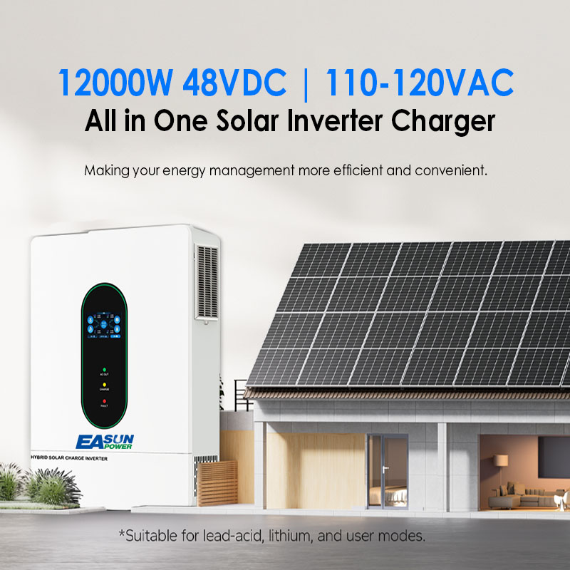 EASUN US 12 кВт 12000 Вт двухф – обзор и цена Drone Solar Charger
