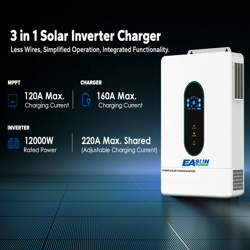 EASUN US 12 кВт 12000 Вт двухф – обзор и цена Drone Solar Charger